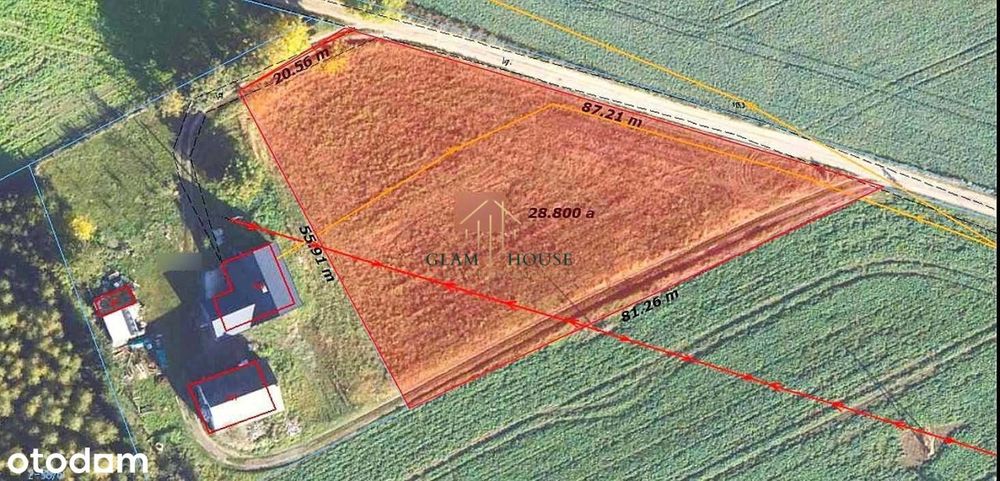 Działka z warunkami zabudowy w powiecie brodnickim