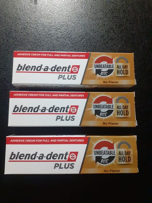 Klej do protez 3 sztuki Blend-a-med