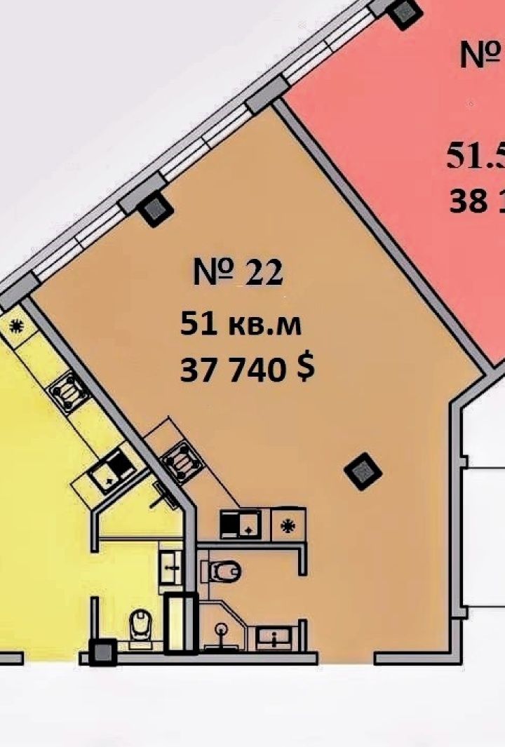 Квартира 29,1 м2 з басейном. Перший внесок 4656$