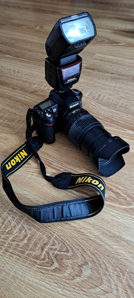 Nikon d90 duży zestaw