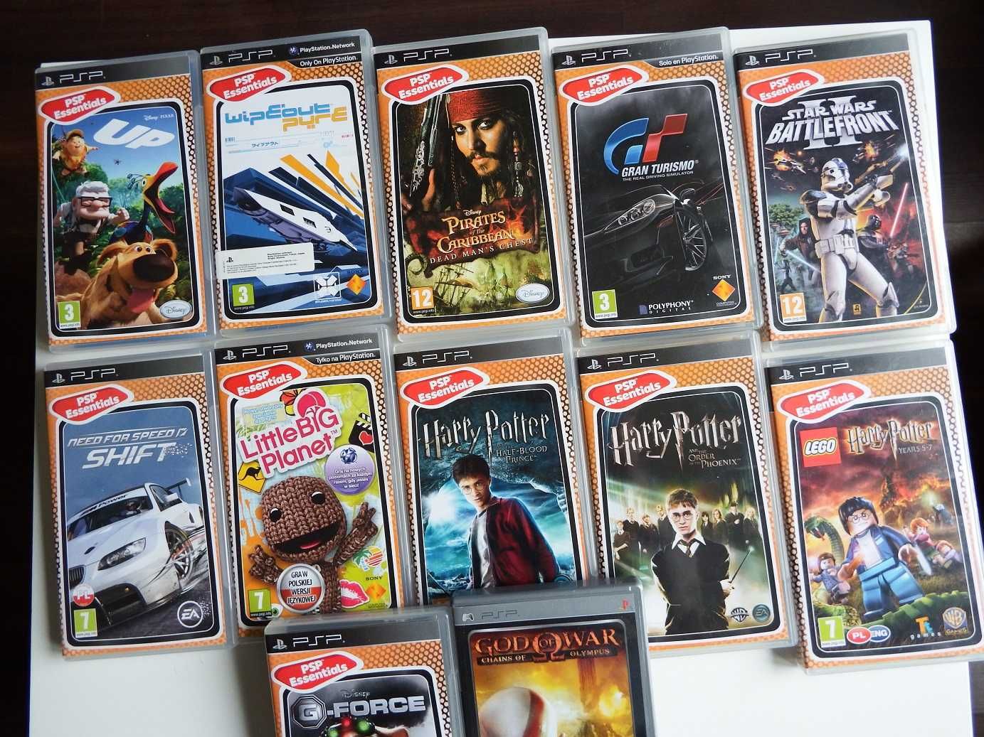 GRY NA KONSOLĘ SONY PSP GOW Harry Potter Need For Speed inne