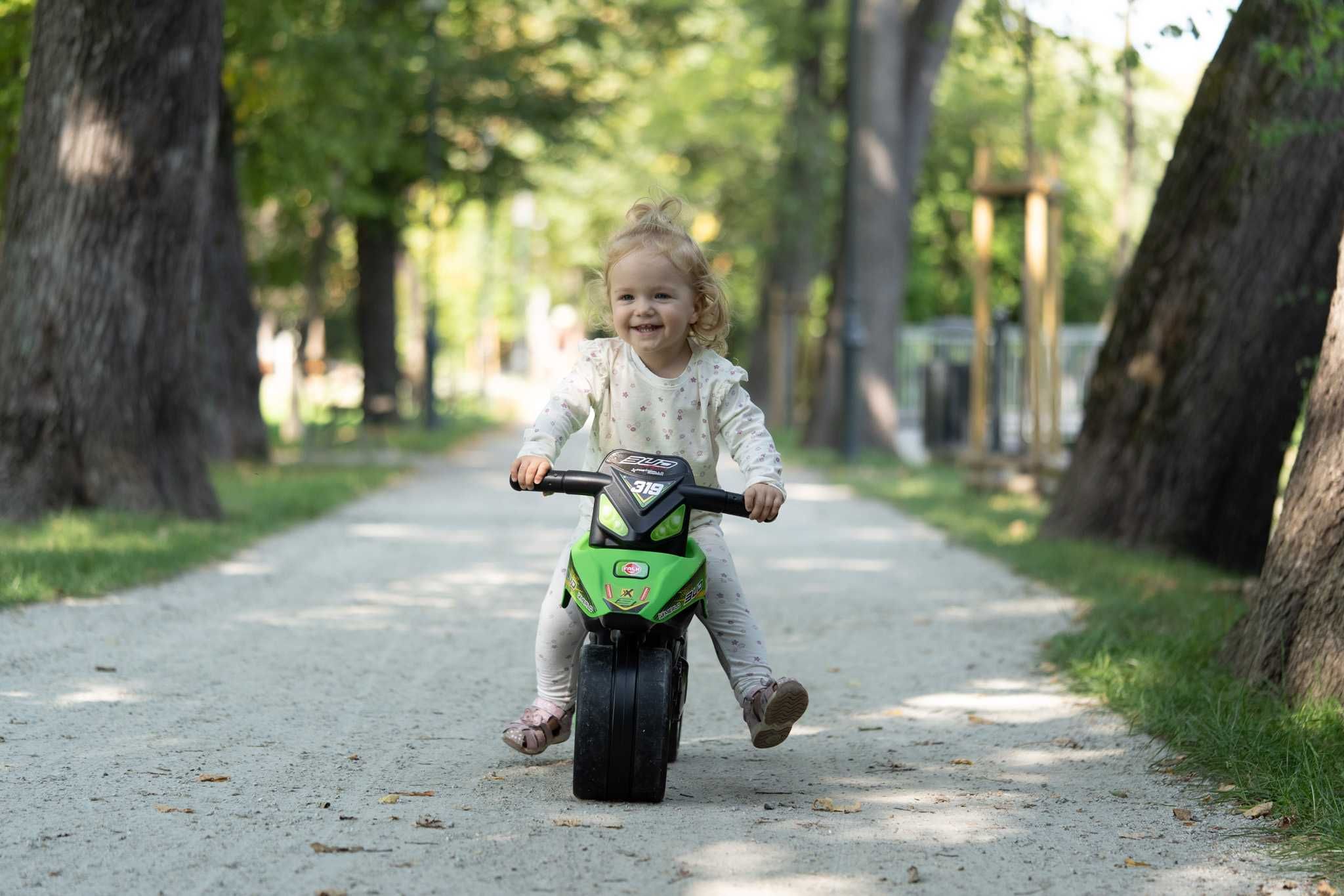 NOWY Jeździk Motorek rowerek biegowy Ciche Opony od 2 lata+ 502BR