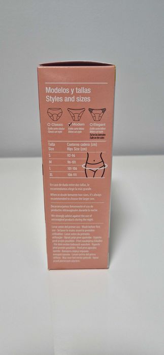 MASMI Reuse Modern Majtki mensrtuacyjne, rozm. S