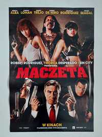 Plakat filmowy oryginalny - Maczeta