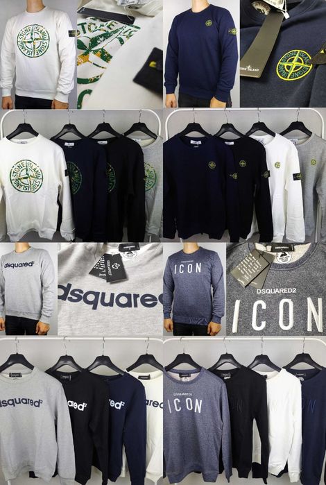 S- XXXL Premium Icon Bluza Dsquared Outlet Stone Island Premium