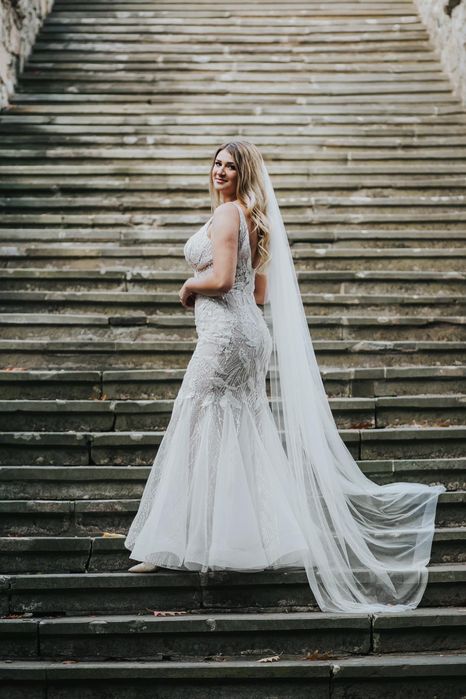 Piękna suknia ślubna rozmiar M