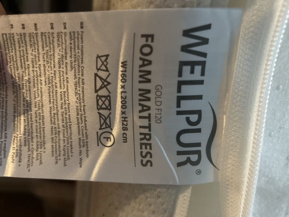 Materac nieużywany na gwarancji