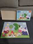 Puzzle Świnka Pepa 24 maxi duże elementy 60x40cm