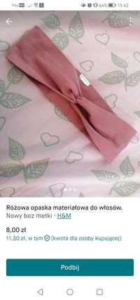 Opaska na głowę dziewczęca.