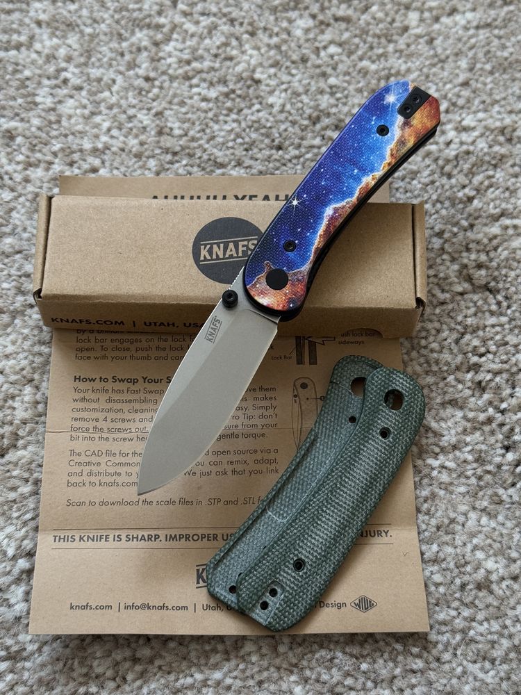 Knafs Lander Custom складний ніж. Новий!  We knife Banter