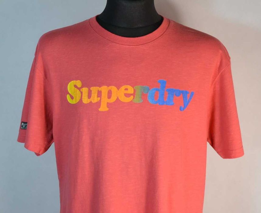 SuperDry Vintage Koszulka Męska XL Oryginalna Super Stan Tshirt