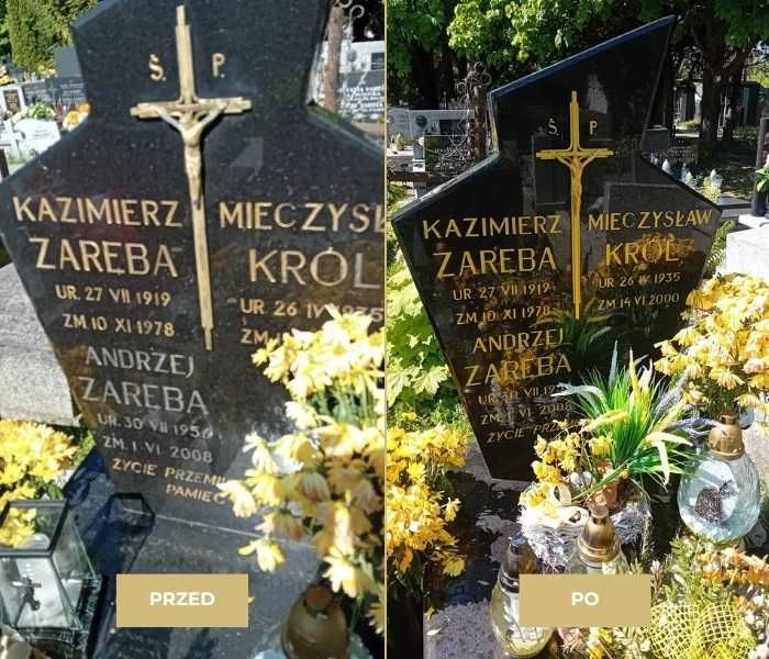 Sprzątanie, mycie i konserwacja grobów + liternictwo nagrobne KRAKÓW