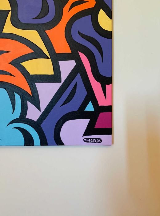 Quadro do conhecido pintor The Caver