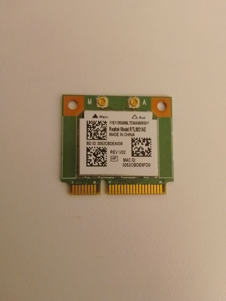 WIFI karta Realtek model RTL8821AENF