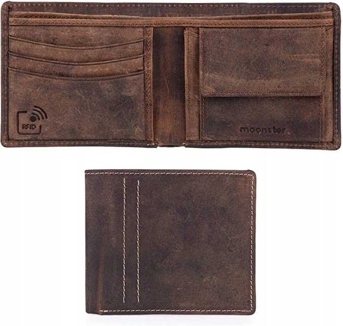 Ekskluzywny portfel męski Moonster Leather Doskonałość w każdej detalu