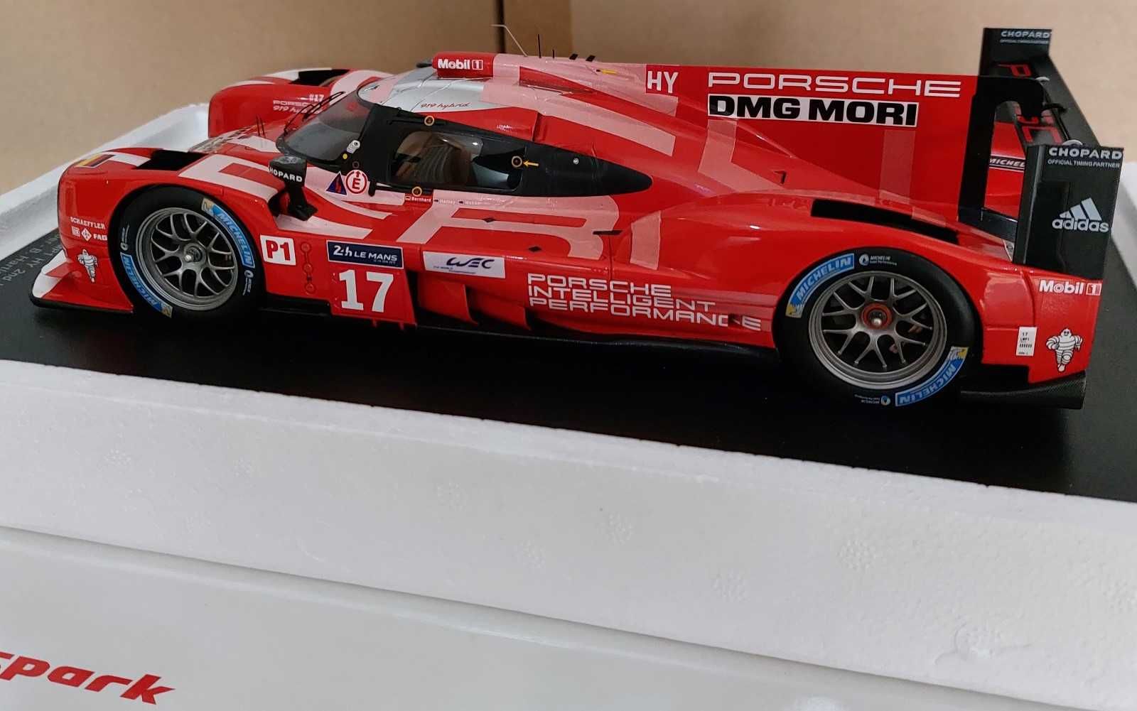 Miniatura Porsche 919 Hybrid Porsche Team #17 Le Mans 2015 SPARK 1:18
