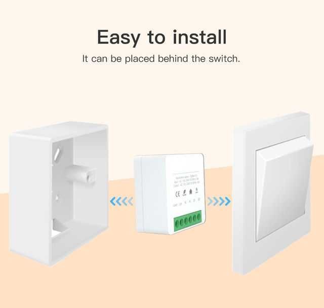 Умное WiFi реле MINI Smart Switch 16A для умного дома