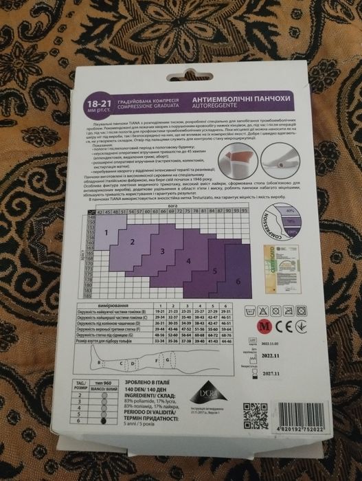 Компресійні панчохи,нові