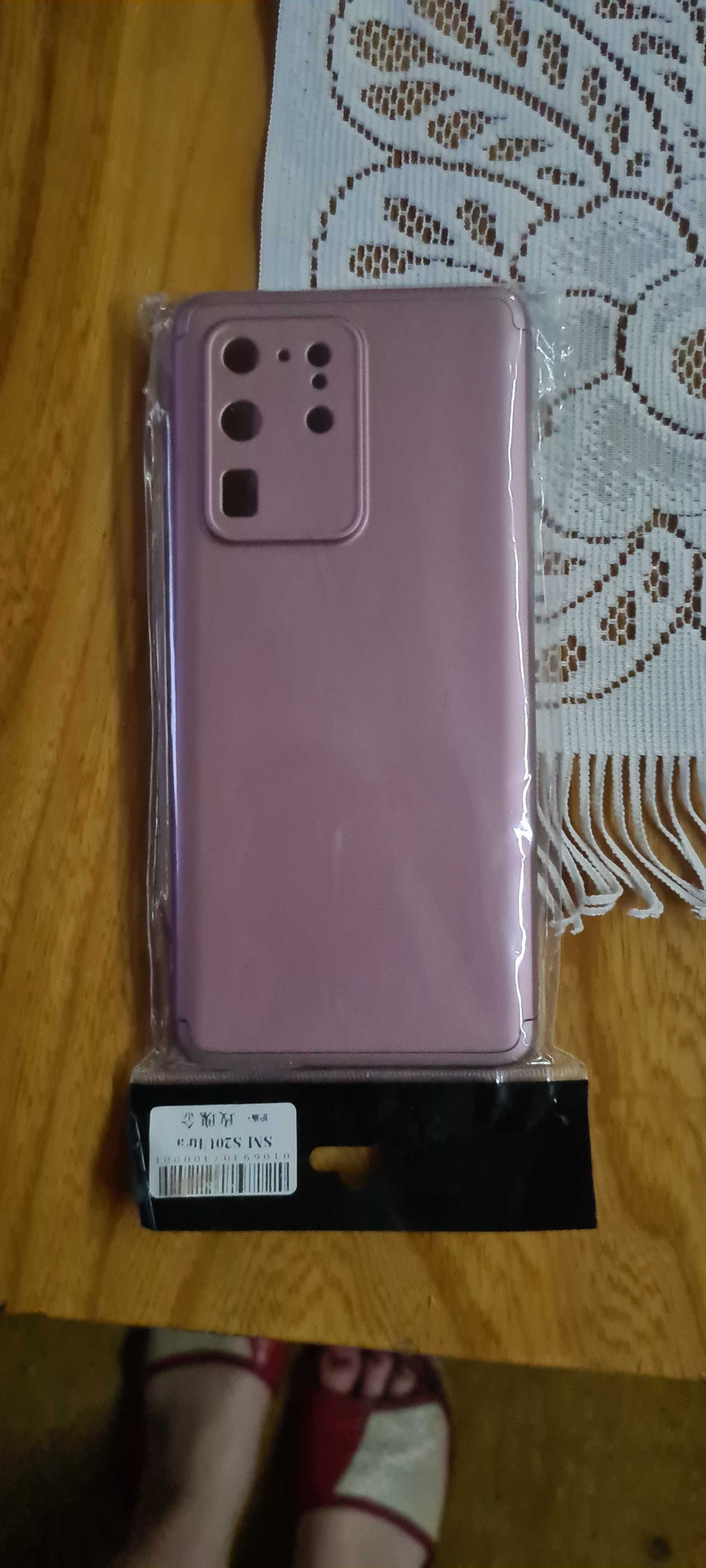 Etui samsung galaxy s20 ultra rose gold różowe pudrowy róż nakładka