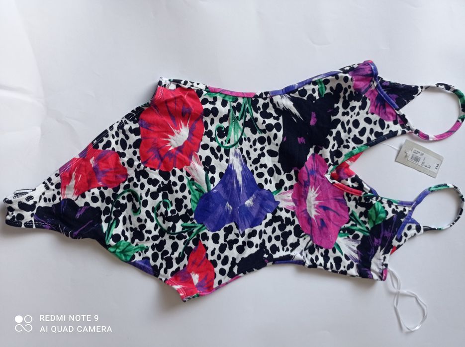 River island piękne nowe bawełniane body rozmiar XS dobre też na S