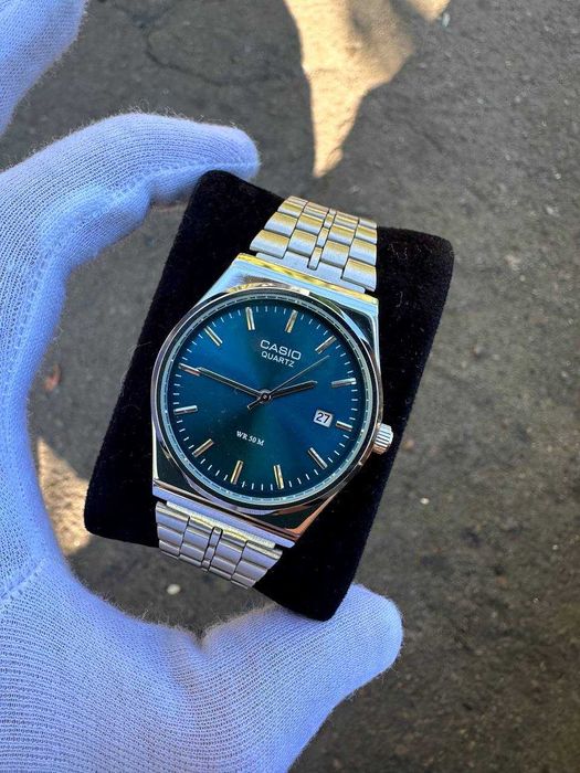 Годинник Casio MTP-VC01 Silver/Blue | Часы касио B-145 | касыо A159 AQ