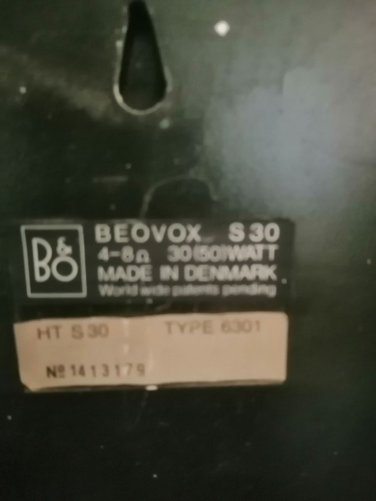 Beomaster 1600i Beovox S 30