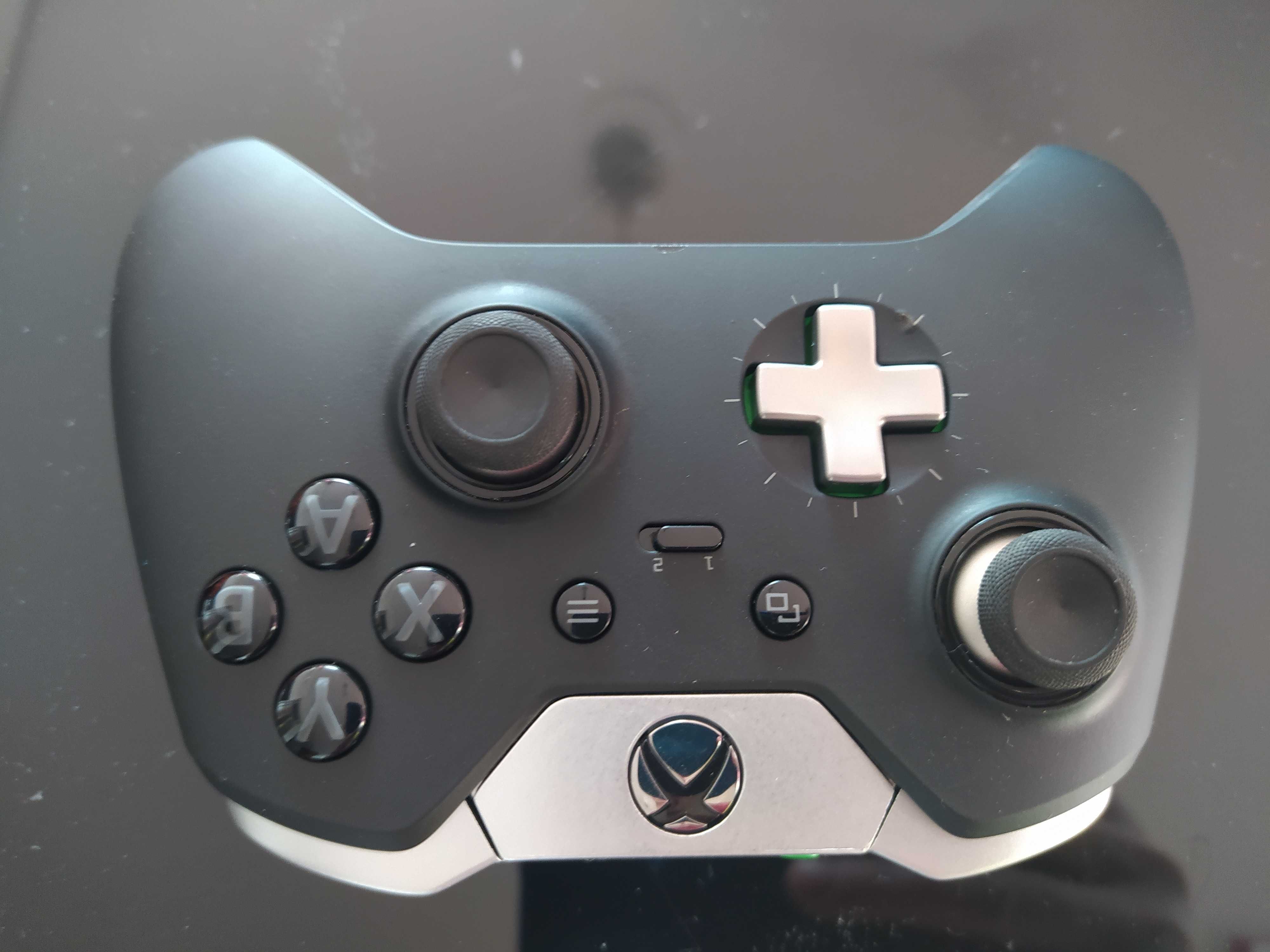 Pad kontroler do PC Xbox One Series S X Czarny Elite z nakładkami