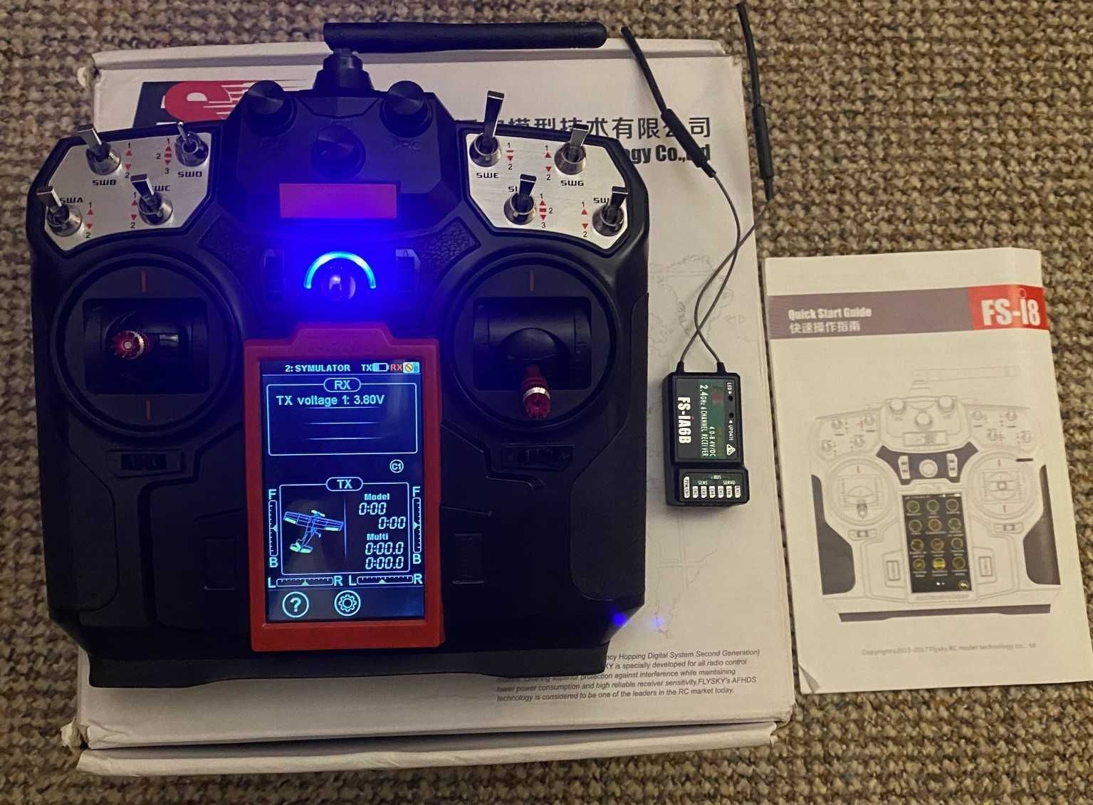 Flysky FS-i8 Radio Aparatura do sterowania modeli