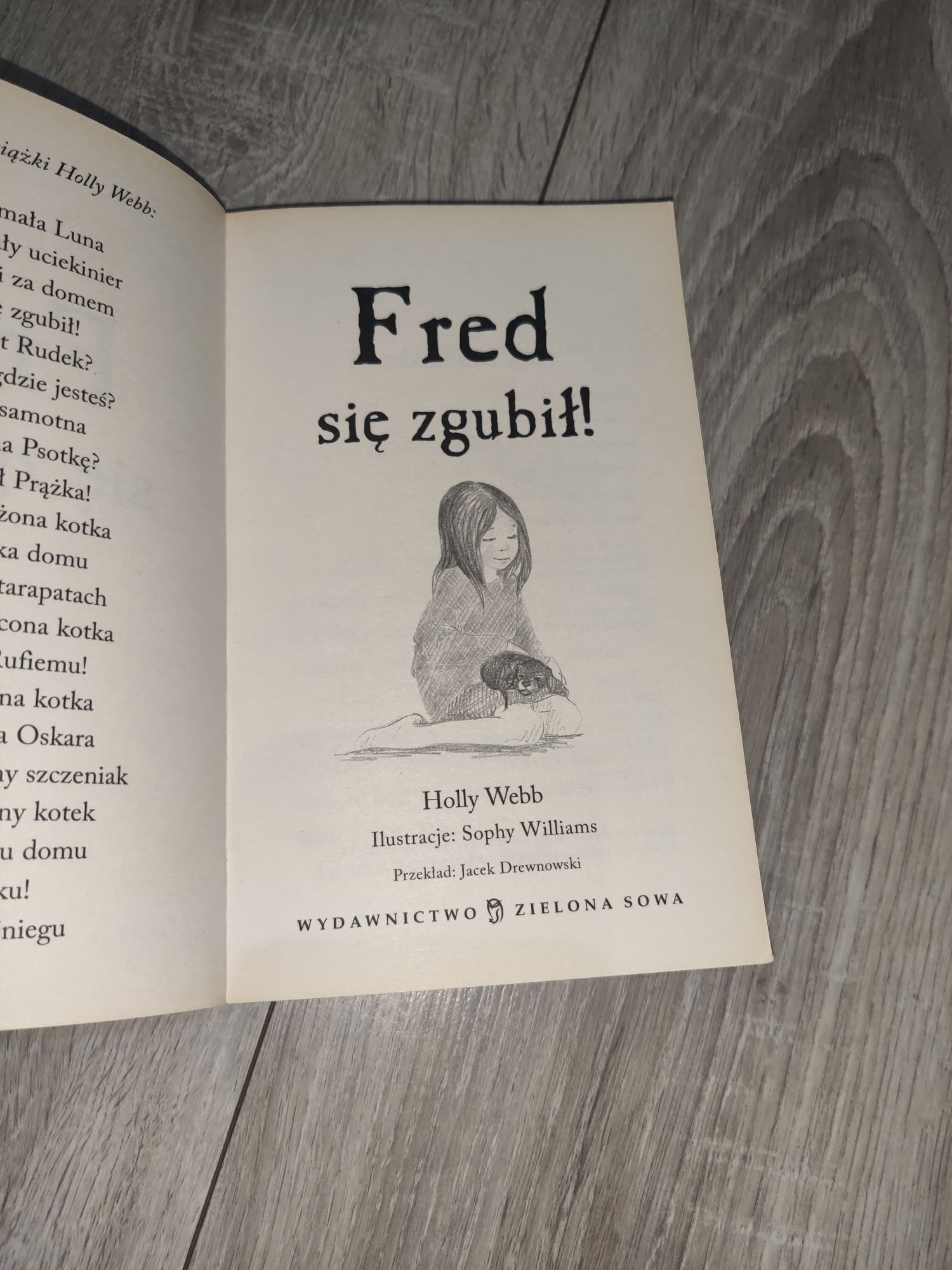 Książka Fred się zgubił Holly Webb