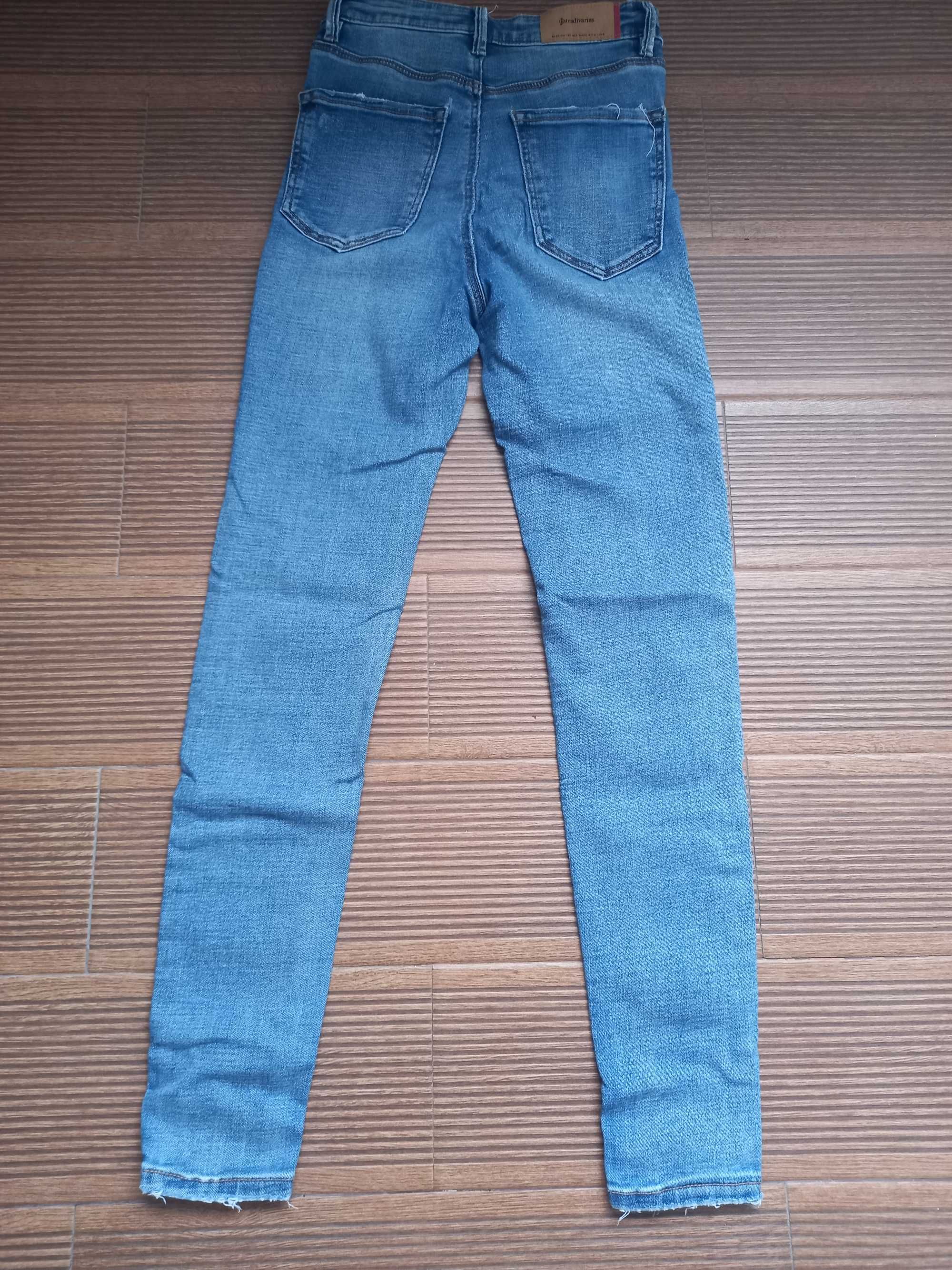 Calças Ganga skinny Stradivarius Tam 34