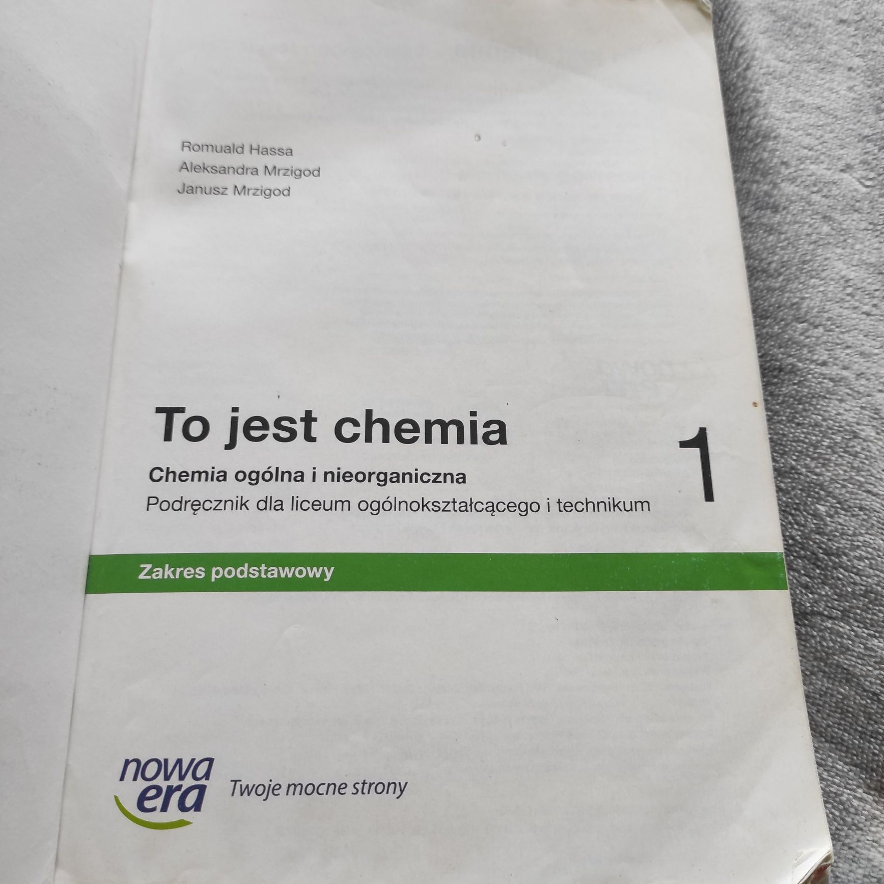 Podręcznik do chemii 1