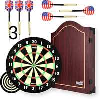 Dart w drewnianej szafce ONE80