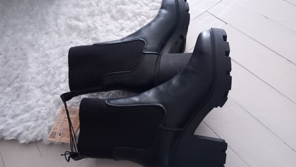 Nowe botki czarne