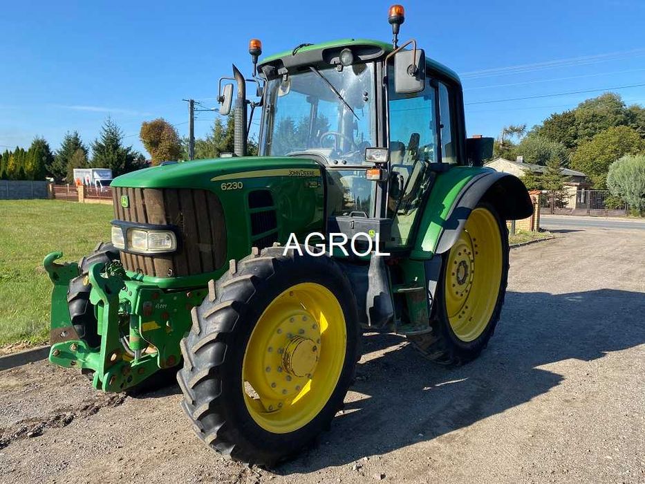 John Deere 6230 biegi pełzające, koła uprawowe, tuz, 2009r