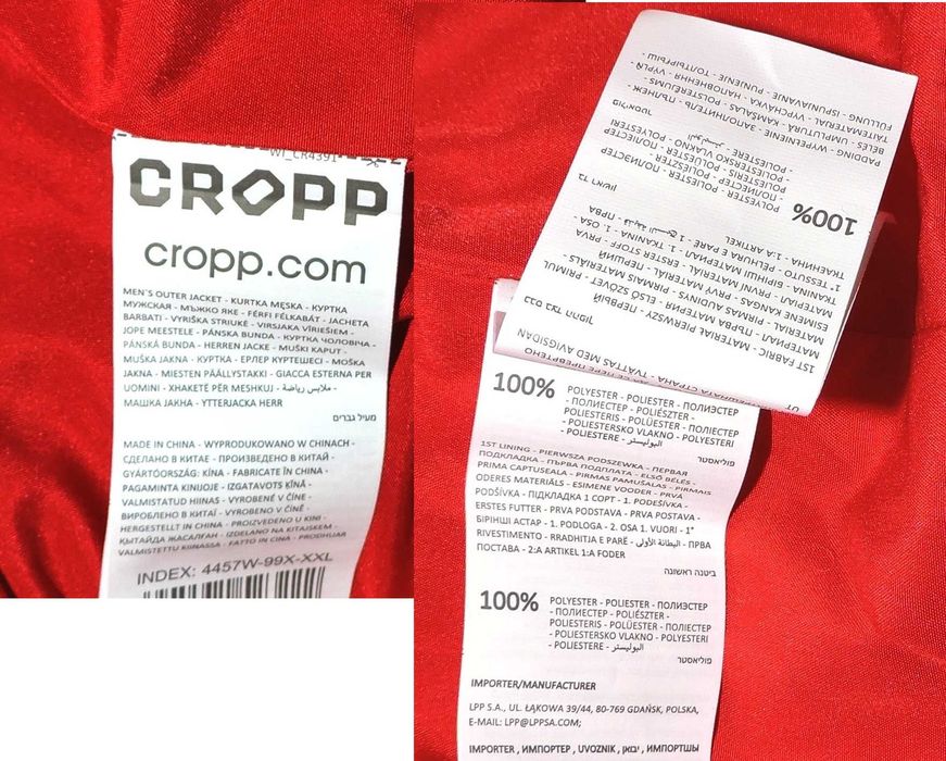 тепла куртка від Сropp