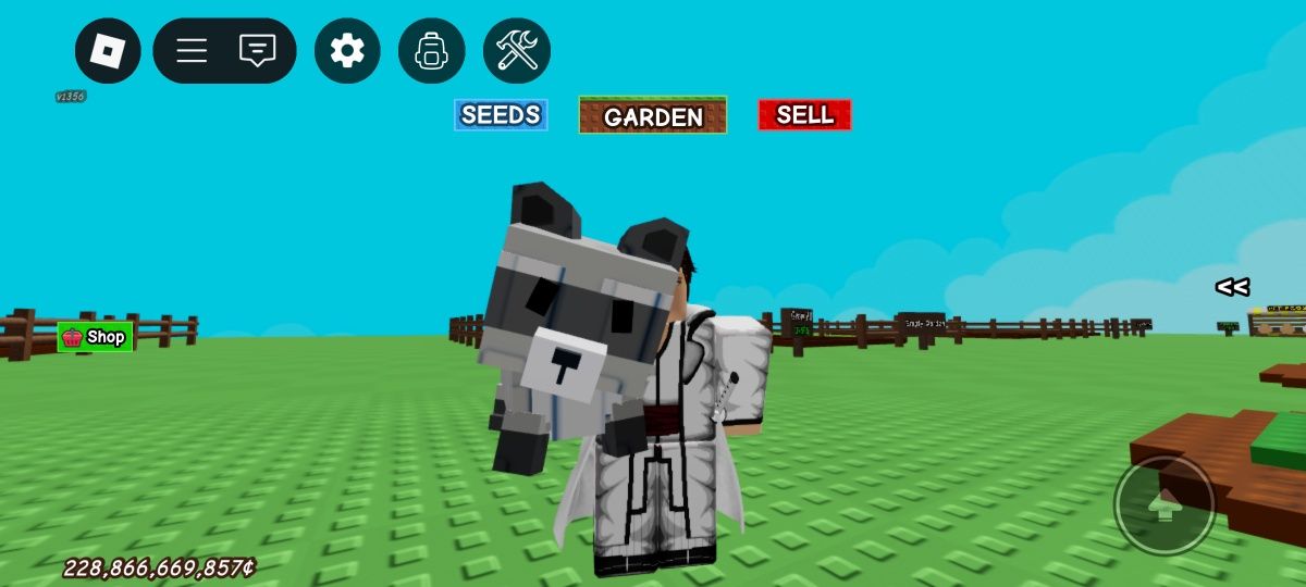 Енот в grow a Garden