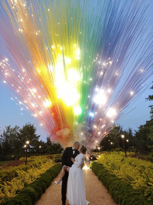 Ciężki Dym,Fotobudka 360,Dekoracje Światłem, PhotoBox z Drukowaniem