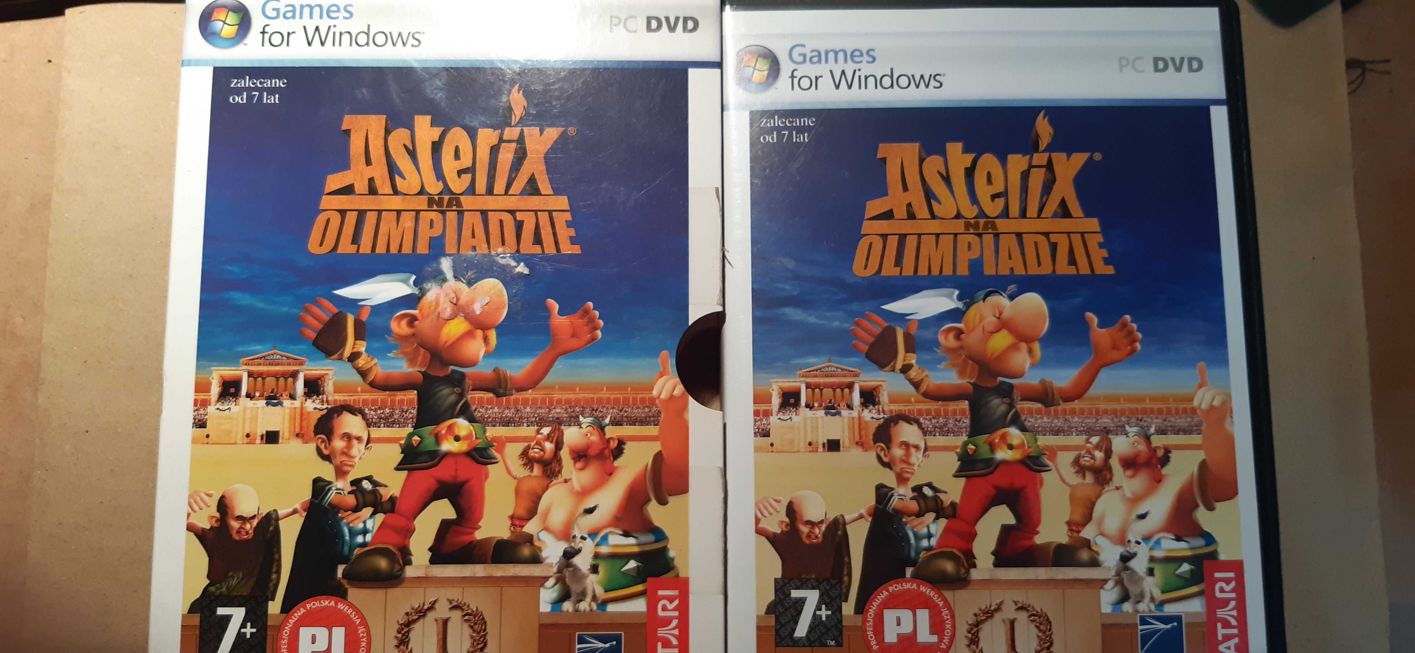 stara gra pc asterix na olimpiadzie retro pc