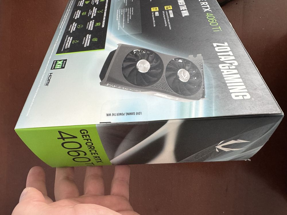 Відеокарта Zotac RTX 4060 ti 16 gb (НОВА)