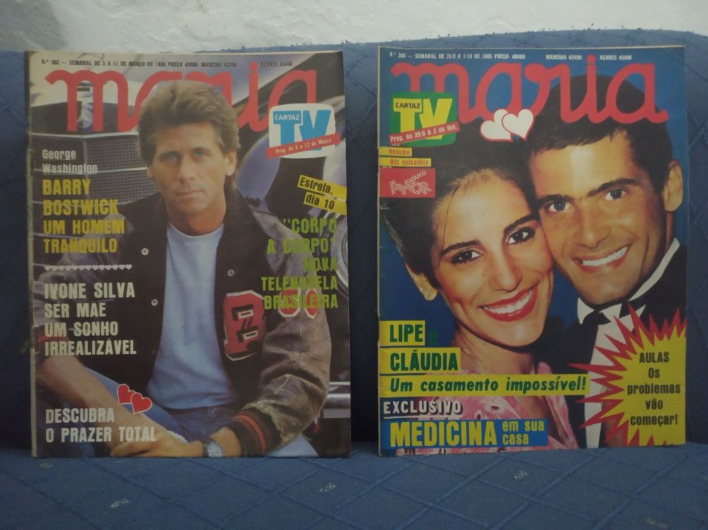 Lote de 16 Revistas MARIA, anos 80