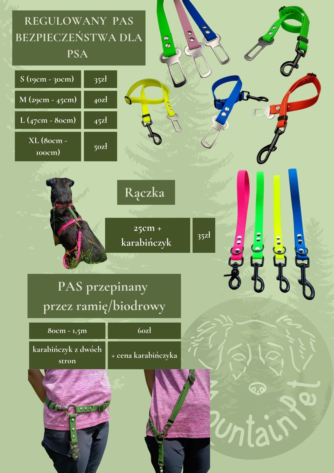 Wodoodporna smycz przepinania 5m hexa