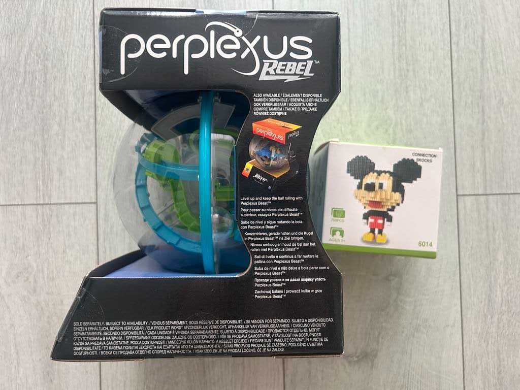 Nowy zestaw kula Perplexus Rebel + mini klocki Mickey Mouse prezent 8+