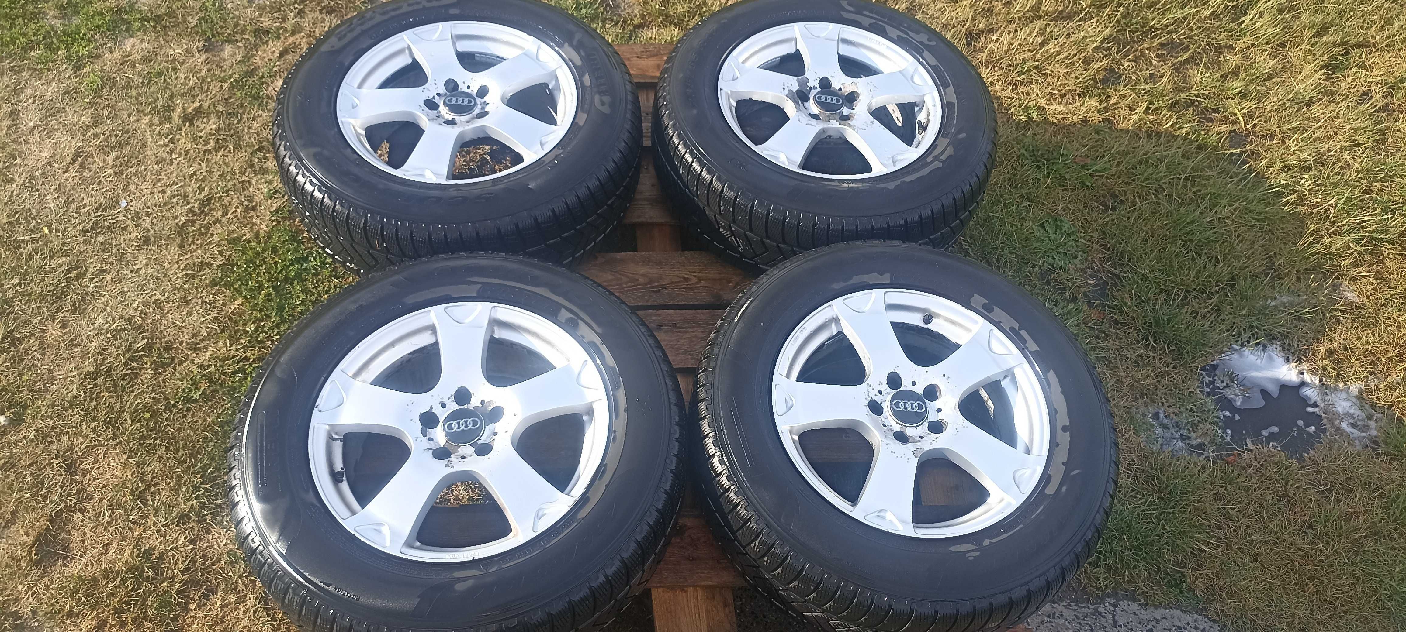 Komplet kół audi A4 A6 Q3 Q5 Pirelli aluminiowe 235/65/17