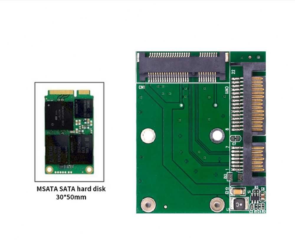 Плата расширения/переходник TISHRIC M2 mSATA на 2.5 SATA
