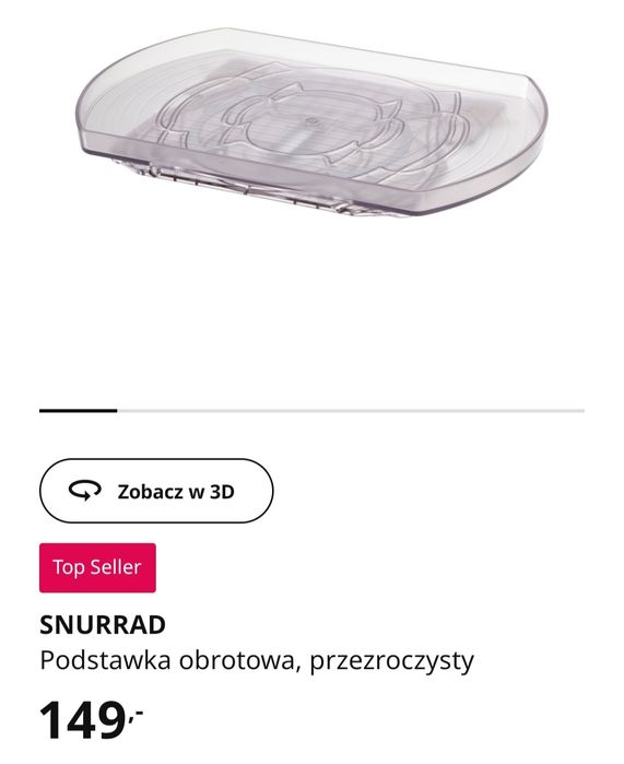Organizer do lodówki ikea snurrad