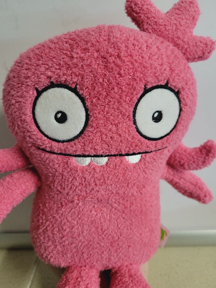 Мяка іграшка  мокси Ugly dolls рожева розовая игрушка моксі з характе