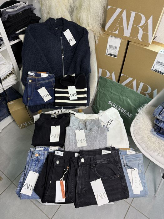 Одяг ZARA лот 3 СТОК оригінал 10 од. товару
