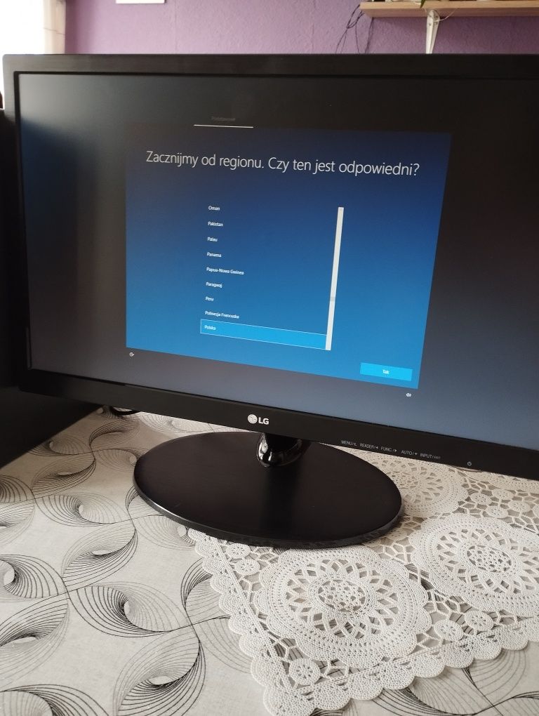 Zestaw komputer + monitor