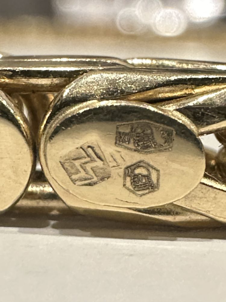 Łańcuszek złoty 585 Królewski