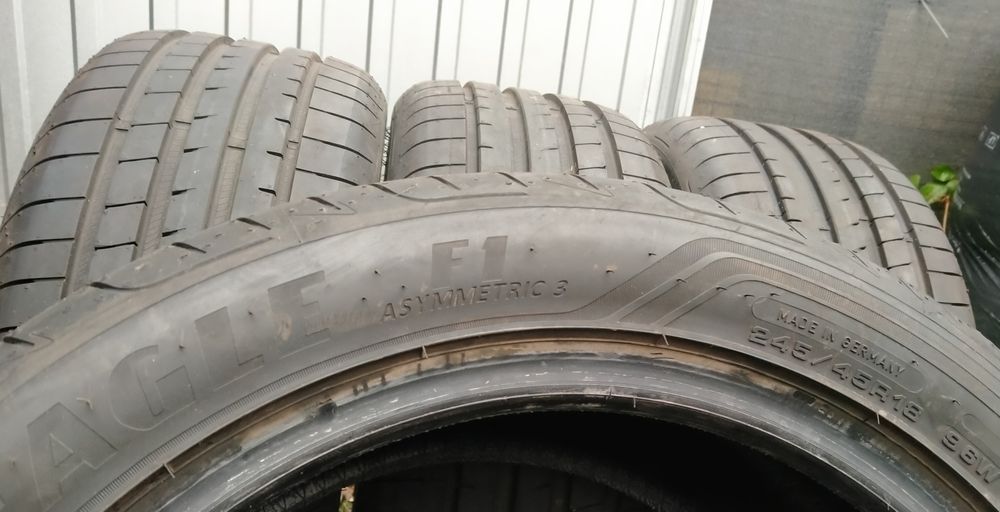245/45r18 96W rant 8mm GOODYEAR Eeagle F1 Asymmetric3 245/45/18 96W